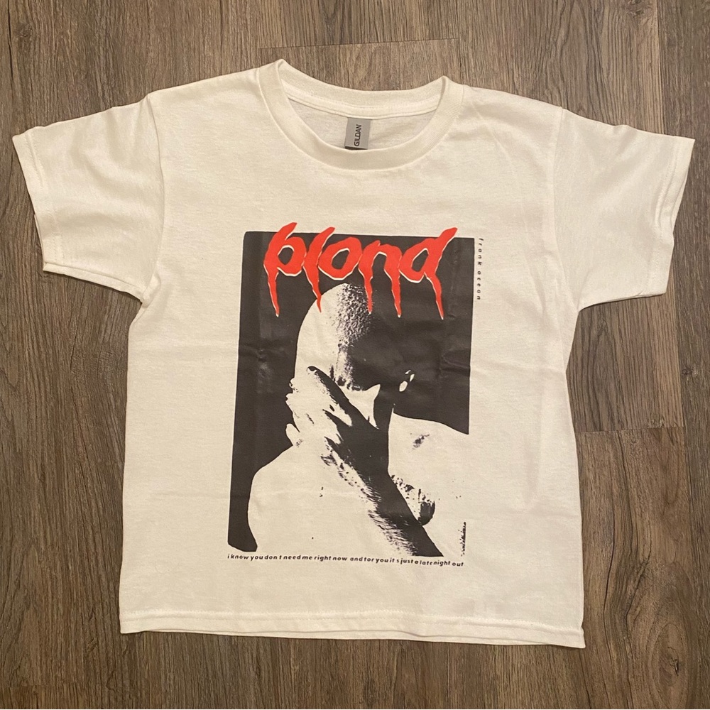 frank ocean blond graphic t-shirt